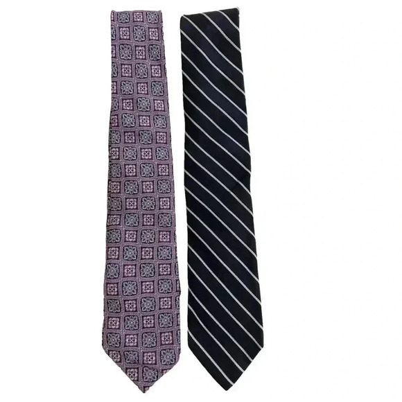 2 Men’s Jos A Bank Ties - Picture 1 of 5